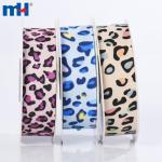 Fita de poliéster com estampa de leopardo de 25 mm