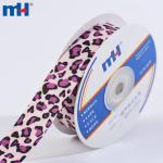 Fita de poliéster com estampa de leopardo de 25 mm