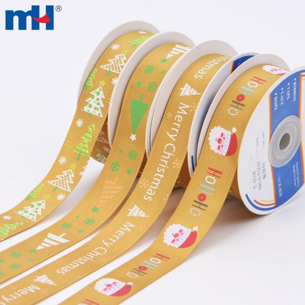Christmas grosgrain ribbon