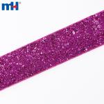 Fita glitter fúcsia de 25 mm
