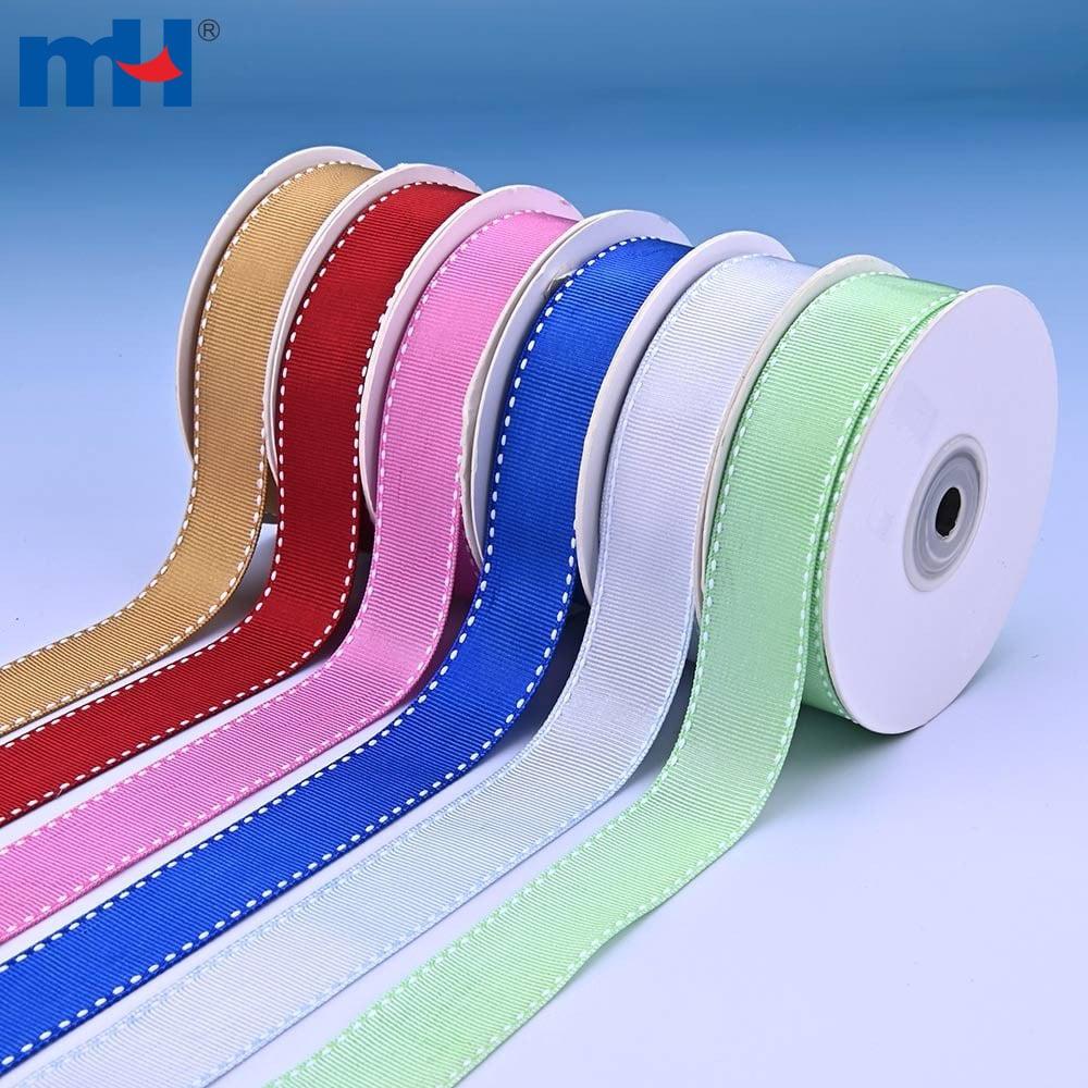 Nastro in nylon grosgrain da 1 pollice all'ingrosso con bordo cucito