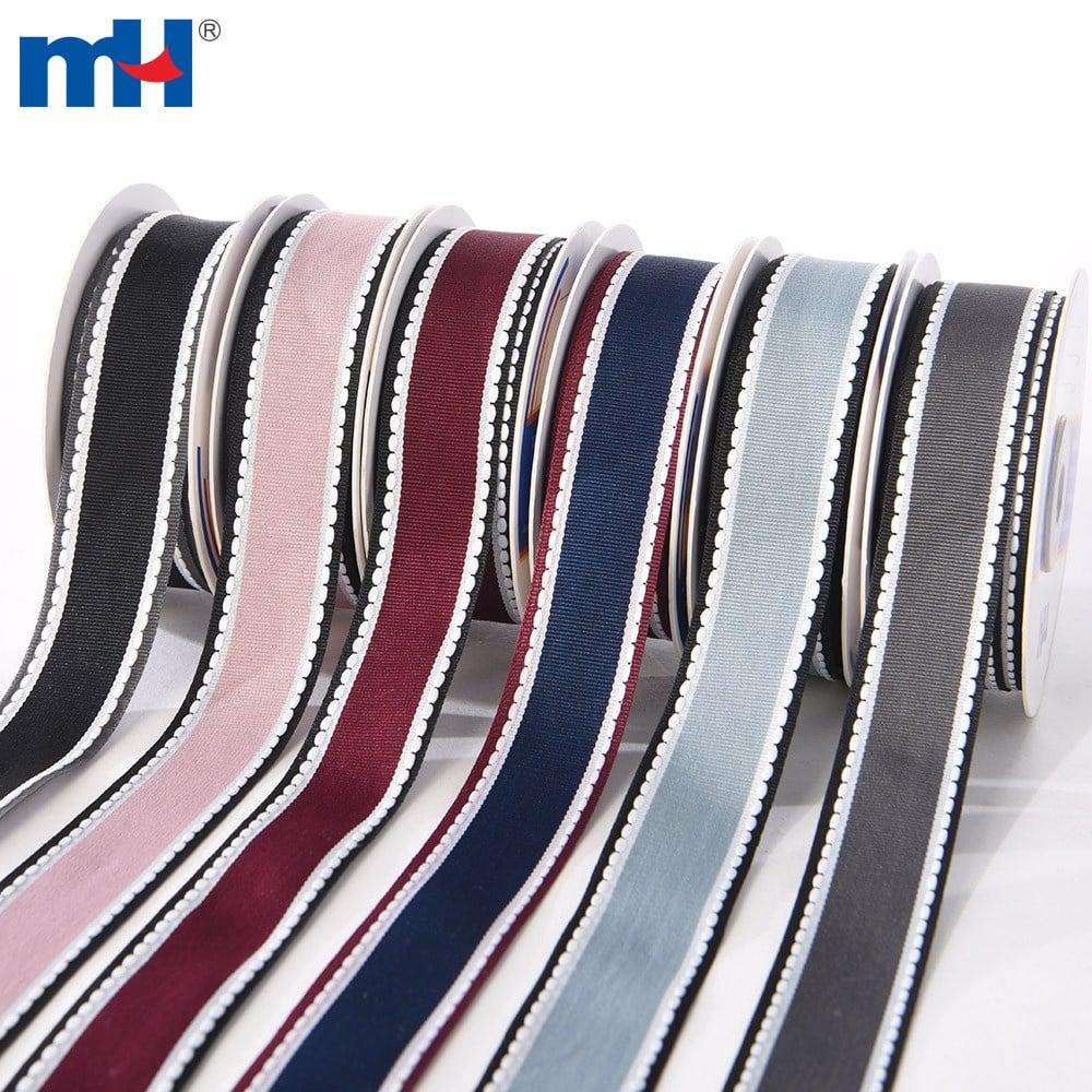 Contemporary striped woven straps