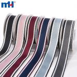 Contemporary striped woven straps