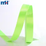 Sarı yeşil polyester kemer