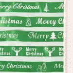Rubans imprimés 25 mm pour Noël