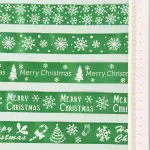 Rubans imprimés 25 mm pour Noël
