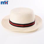 Cinta de seda gruesa a rayas de 25 mm para sombreros