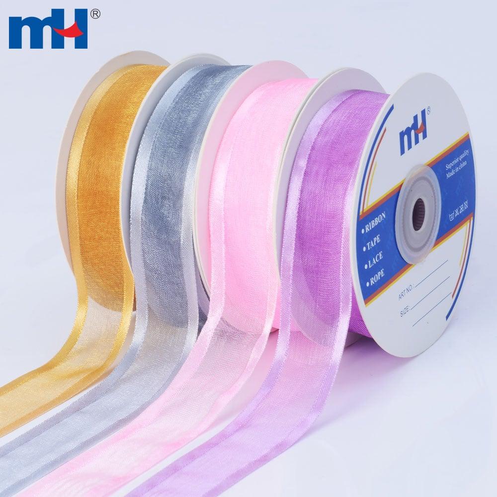 Nastro in organza con bordo satinato da 25 mm - OEM e ODM