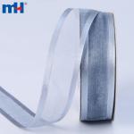 Nastro in organza con bordo satinato da 25 mm - OEM e ODM