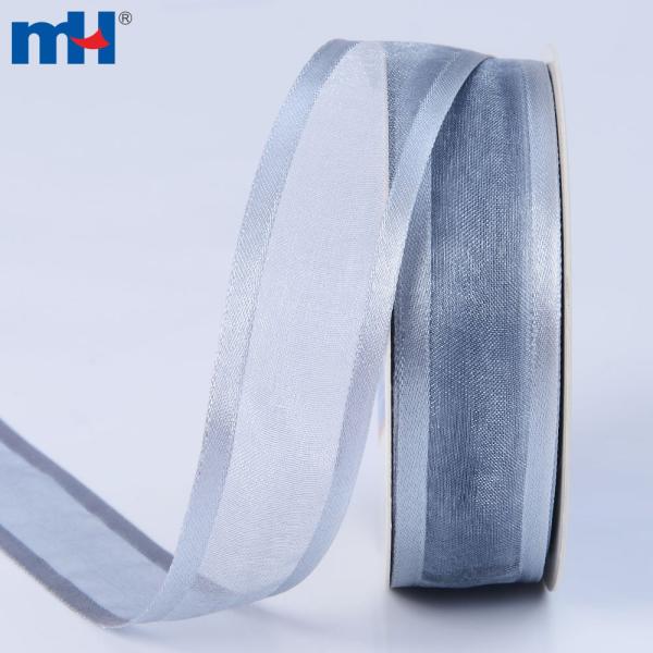 Nastro in organza con bordo satinato da 25 mm - OEM e ODM