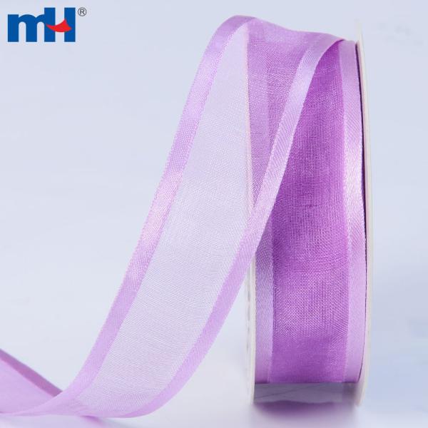 Nastro in organza con bordo satinato da 25 mm - OEM e ODM
