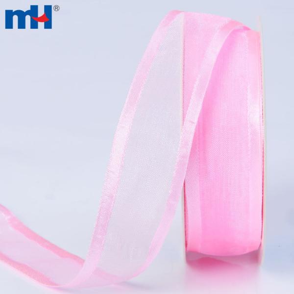 Nastro in organza con bordo satinato da 25 mm - OEM e ODM