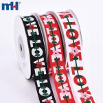 Nastro grosgrain in poliestere stampato love da 25 mm all'ingrosso