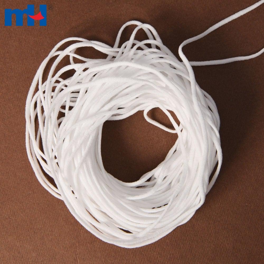 Cordino elastico per maschera facciale rotonda da 2 mm