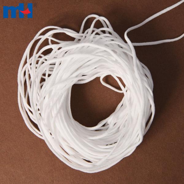 Cordino elastico per maschera facciale rotonda da 2 mm