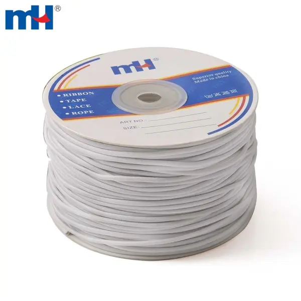 Corde élastique en caoutchouc, corde élastique, corde élastique blanche