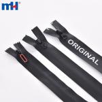 Waterproof zipper nylon