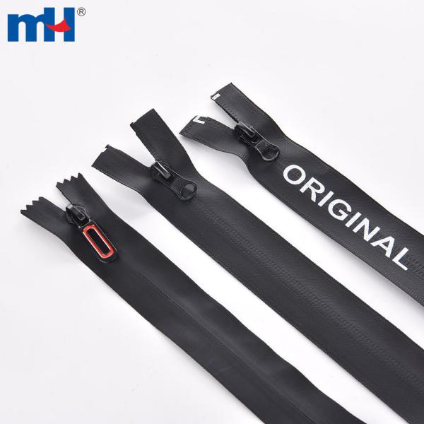 Waterproof zipper nylon