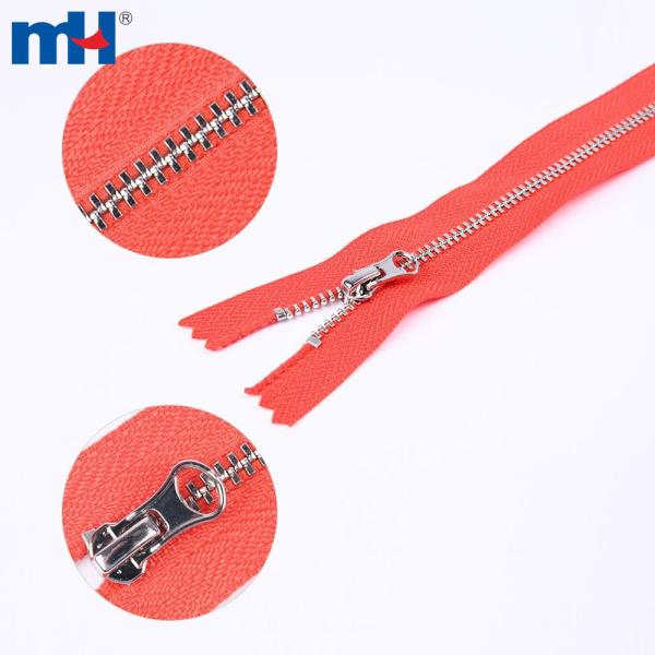 #3 Aluminum closed-end zippers for jeans