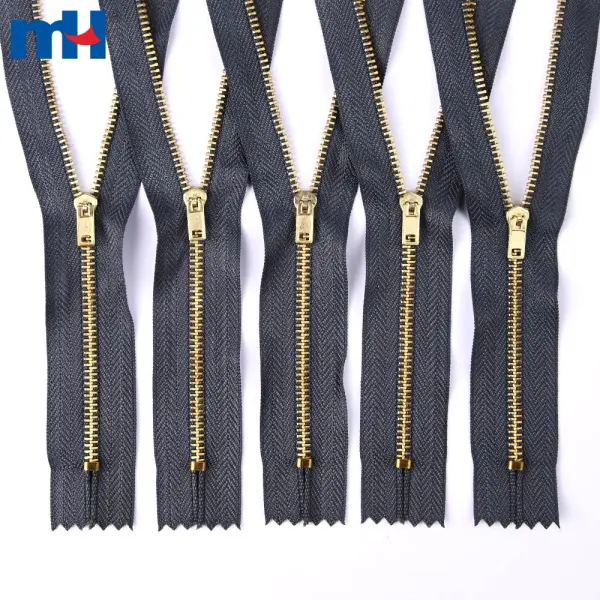 #3 Cremalleras cerradas de latón para jeans