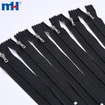#3 Kapalı uçlu pin kilitli naylon fermuarlar