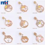 Wholesale 3# non-locking zipper slider with decorative puller