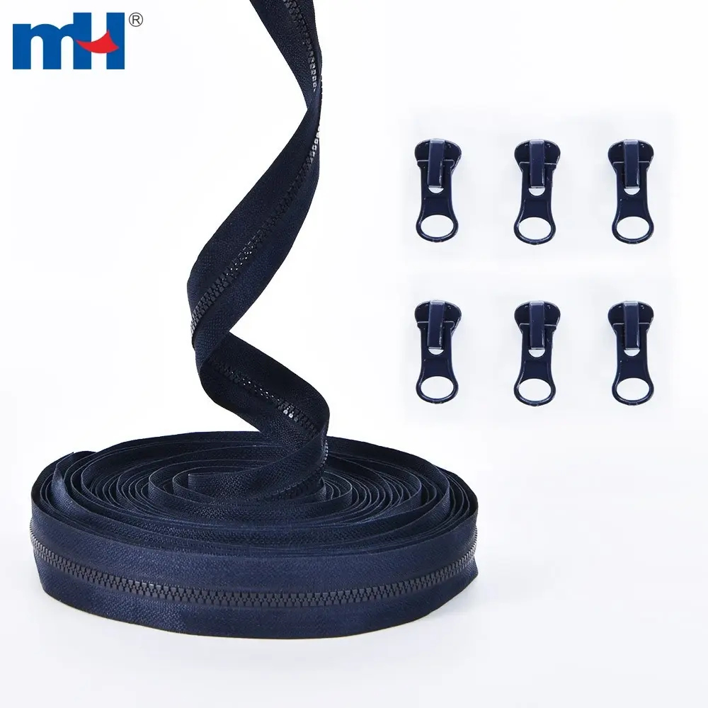 #3 Chaîne de fermeture éclair en plastique moulé