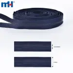 #3 Chaîne de fermeture éclair en plastique moulé