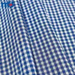 Okul üniforması için polyester kareli kumaş