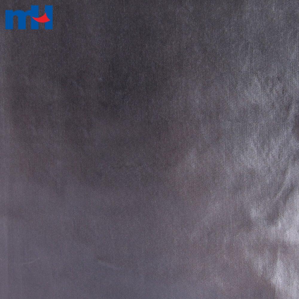 Taffeta fabric with ironing effect