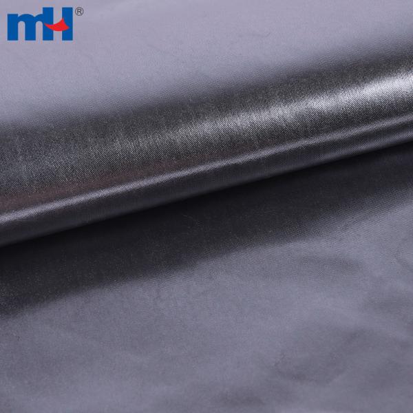 Taffeta fabric with ironing effect