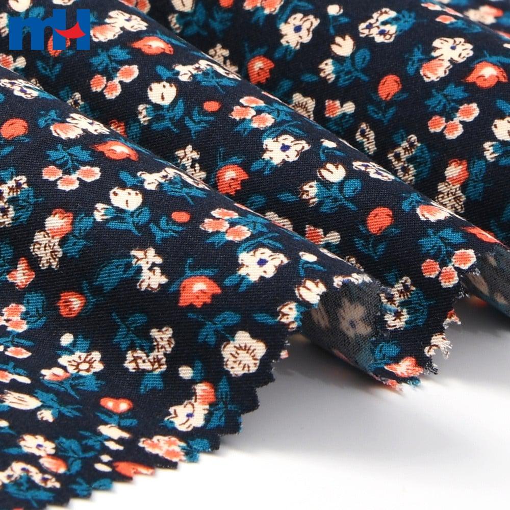 Tecido de rayon de algodão estampado