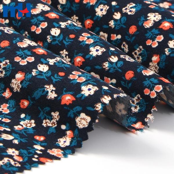 Tecido de rayon de algodão estampado