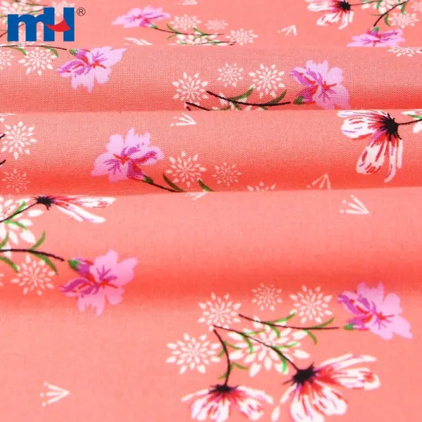 Tessuto in rayon di cotone stampato