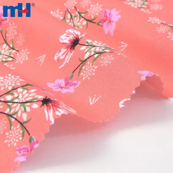 Tessuto in rayon di cotone stampato