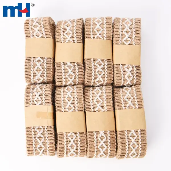 Braided burlap ribbons