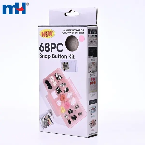 68-piece snap button set