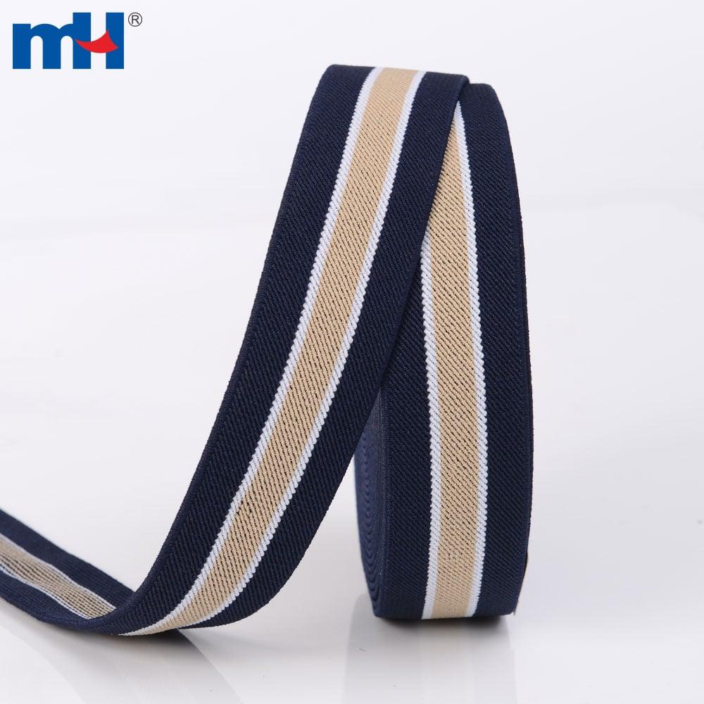Fascia elastica rigata per abbigliamento