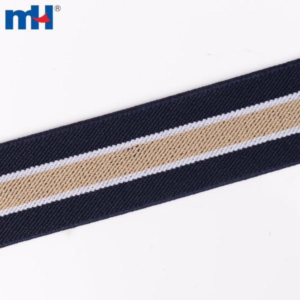 Fascia elastica rigata per abbigliamento