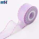 Cinta de borde tejido transparente de 38 mm para cabello