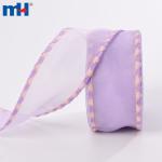 Cinta de borde tejido transparente de 38 mm para cabello