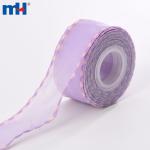 Cinta de borde tejido transparente de 38 mm para cabello