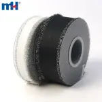 Ruban de soie grossier avec bord doré, 38 mm