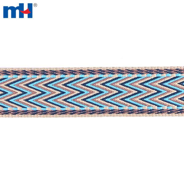 Alça de poliéster jacquard para alça de bolsa
