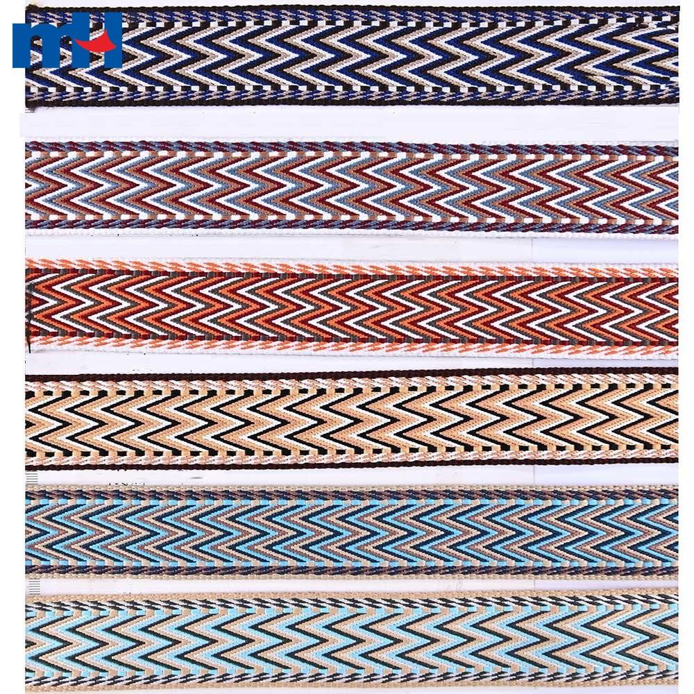 Alça de poliéster jacquard para alça de bolsa