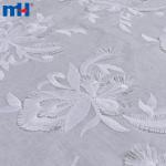 Pizzo di cotone ricamato 3D