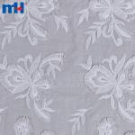 Pizzo di cotone ricamato 3D