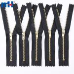 # 4 Cerniera in metallo ottone 4yg per jeans