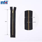 # 4 Cerniera in metallo ottone 4yg per jeans