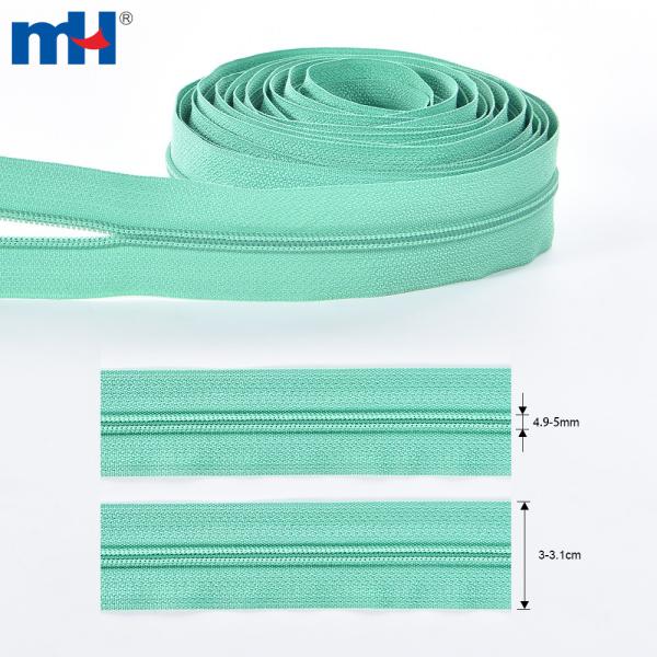 N. 1 Catena lunga con cerniera in nylon
